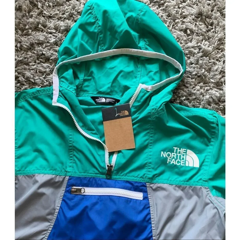 NEW NWT THE NORTH FACE crew run wind breaker anorak Coat Jacket Men's sz S